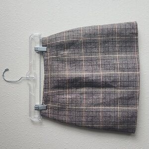Classic Plaid Mini Skirt With Shorts Liner